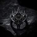 Cathedral Rose Window Crown Ring
