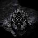 Cathedral Rose Window Crown Ring