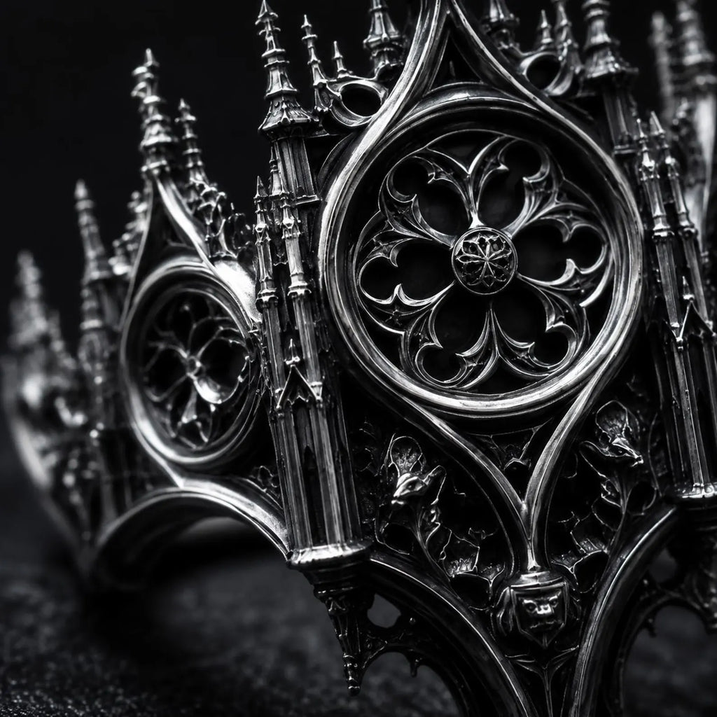 Cathedral Rose Window Crown Ring