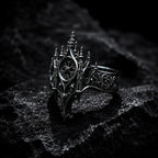 Cathedral Rose Window Crown Ring