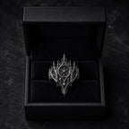 Cathedral Rose Window Crown Ring