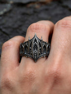 Gothic Cathedral Spire Crown Ring