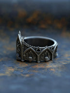 Cathedral Spire Tiara Ring