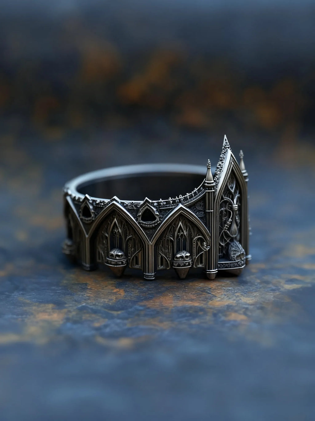 Cathedral Spire Tiara Ring