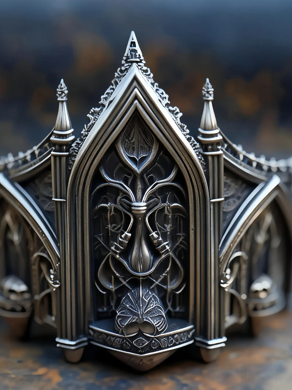 Cathedral Spire Tiara Ring
