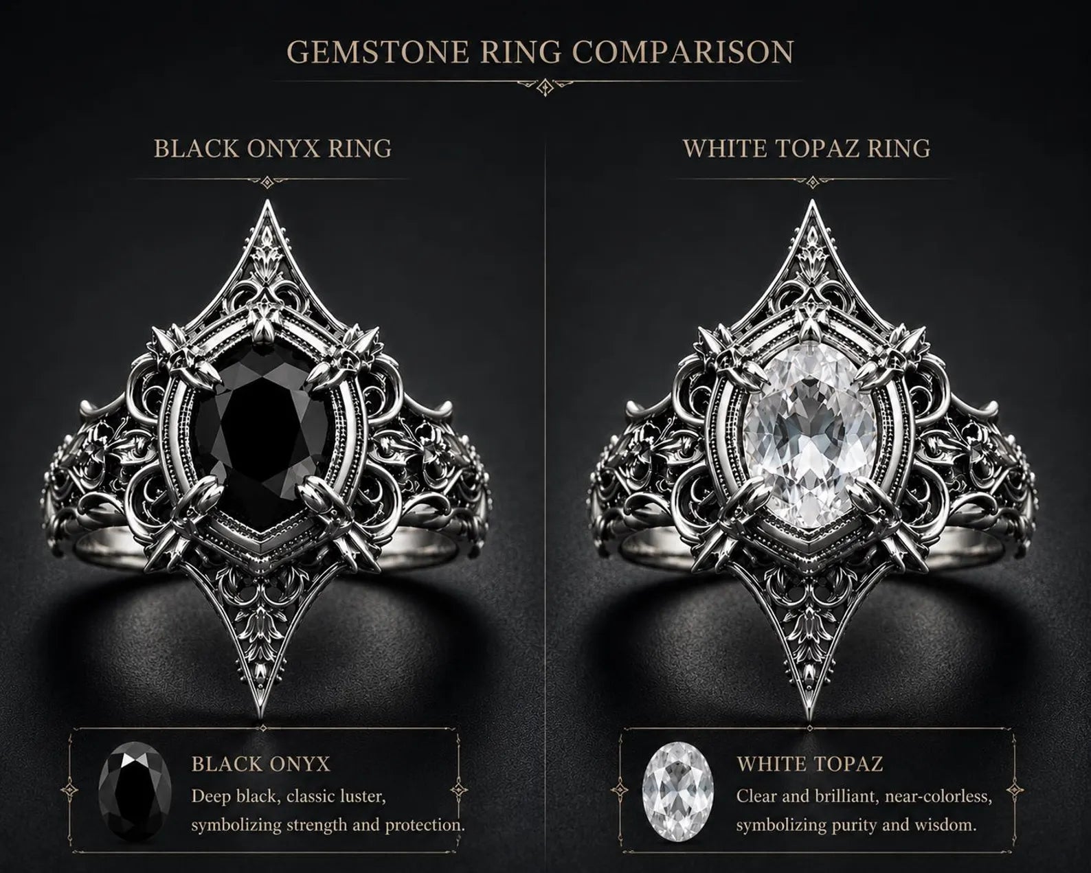 Cathedral Marquise Spire Ring