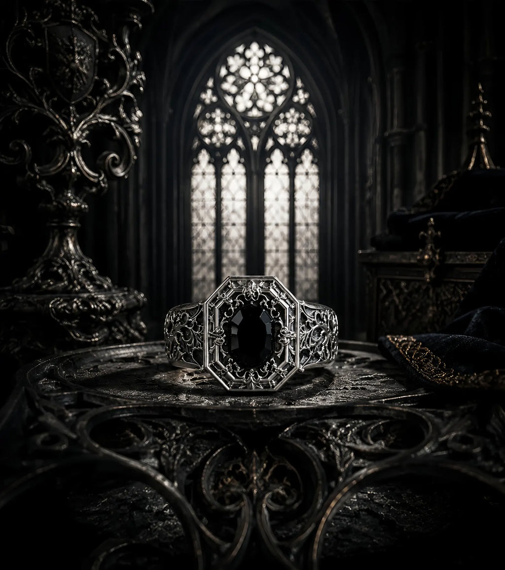 Cathedral Onyx Ring