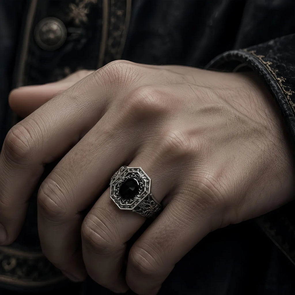 Cathedral Onyx Ring