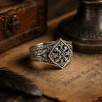 Gothic Baroque Rosette Ring