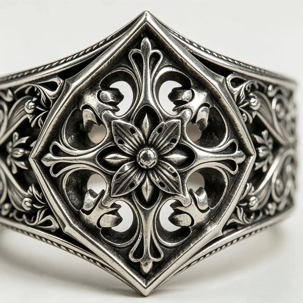 Gothic Baroque Rosette Ring