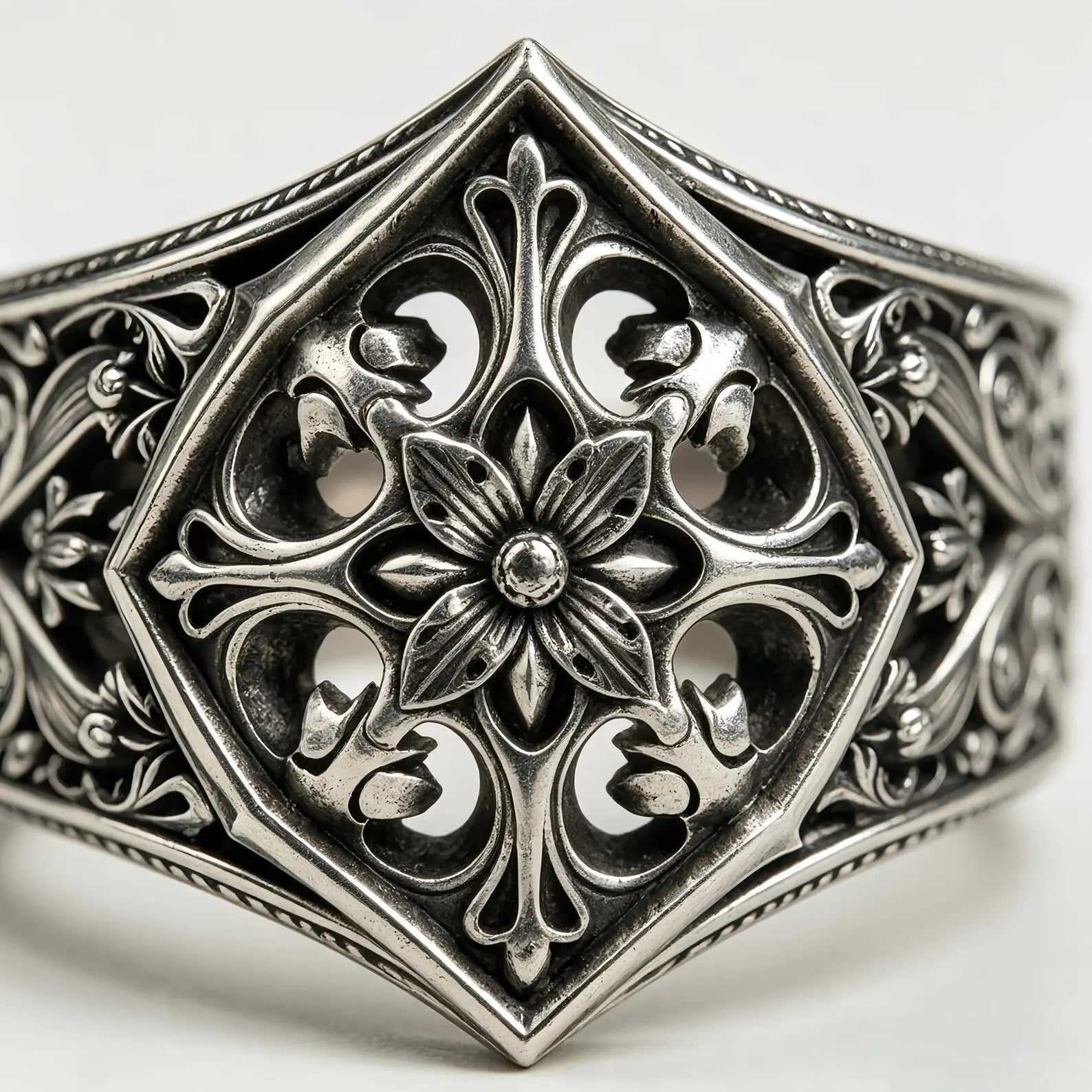 Gothic Baroque Rosette Ring