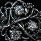 Blackthorn Vine Three-Stone Ring