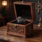 Blackthorn Vine Three-Stone Ring