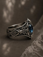 Victorian Memento Mori Skull Ring